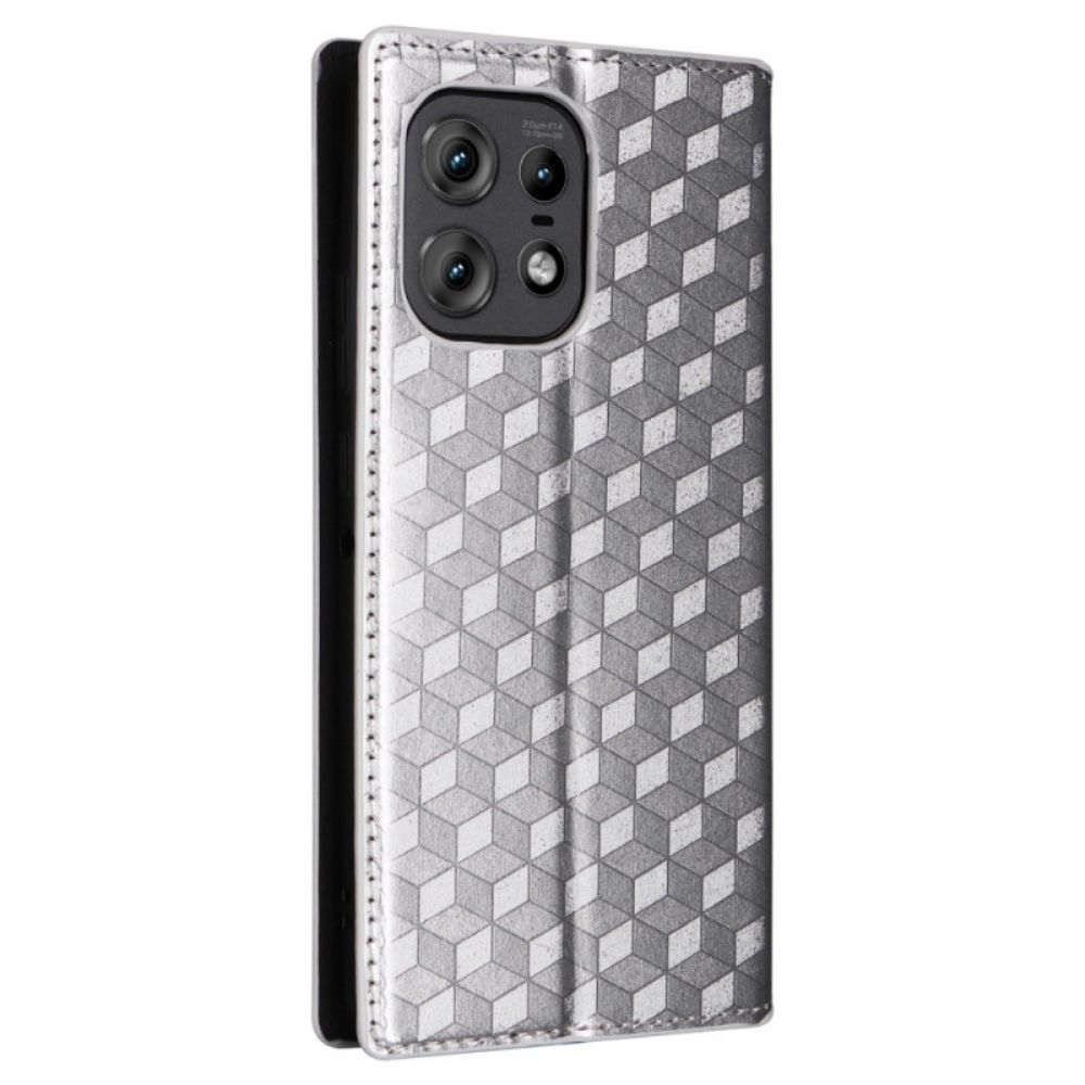 Flip Case Motorola Edge 50 Pro 3d-diamantmuster