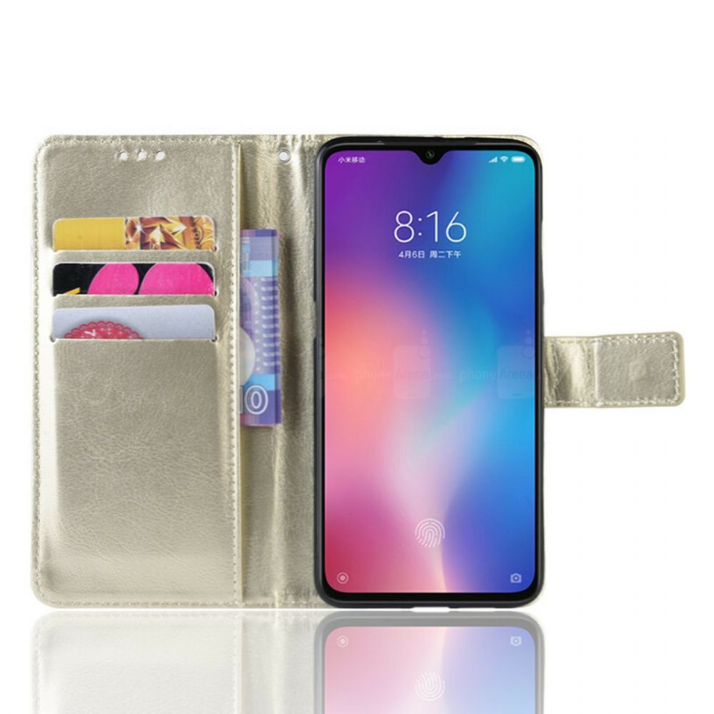 Flip Case Für Xiaomi Mi 9 Lite Auffälliges Kunstleder