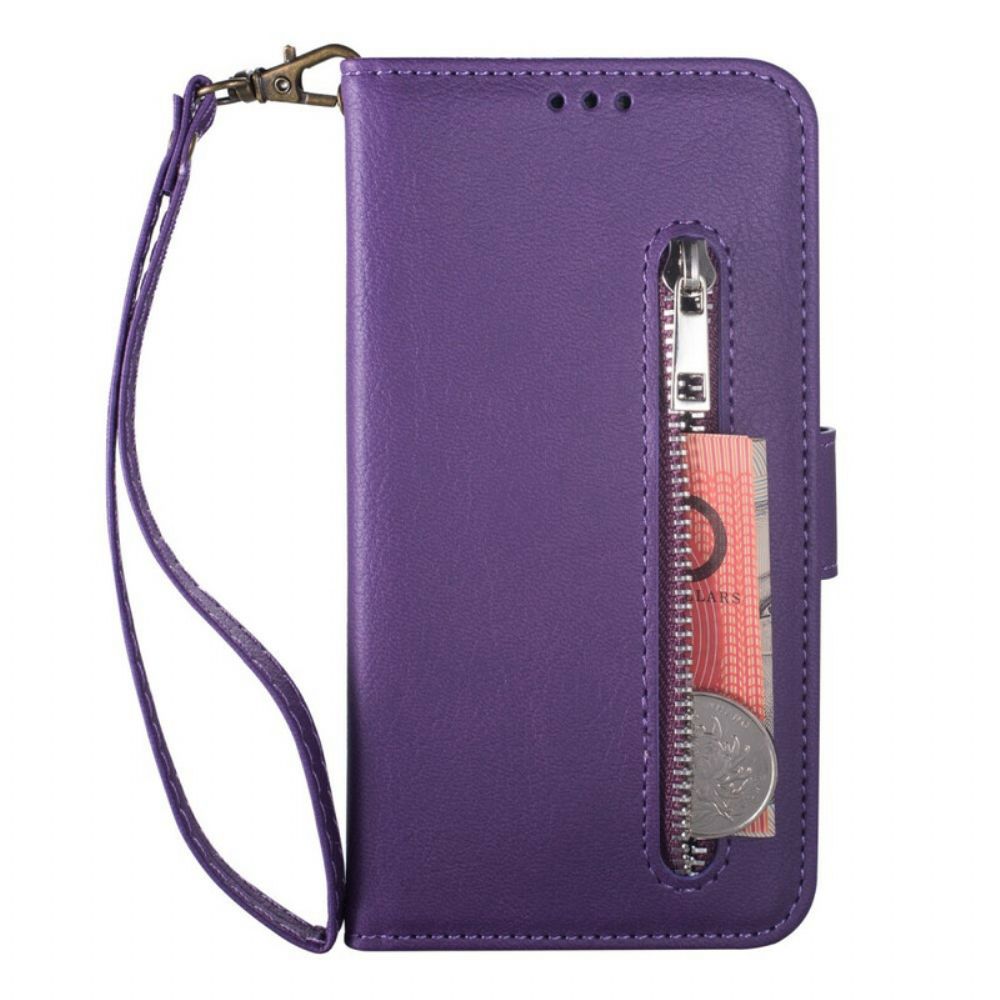 Flip Case Für Xiaomi Mi 9 Lite Brieftasche Mit Lanyard