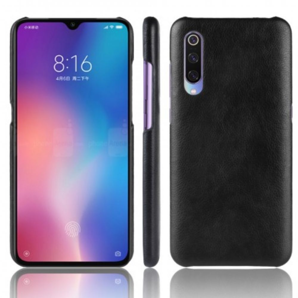 Hülle Für Xiaomi Mi 9 Litschi-leder-effekt