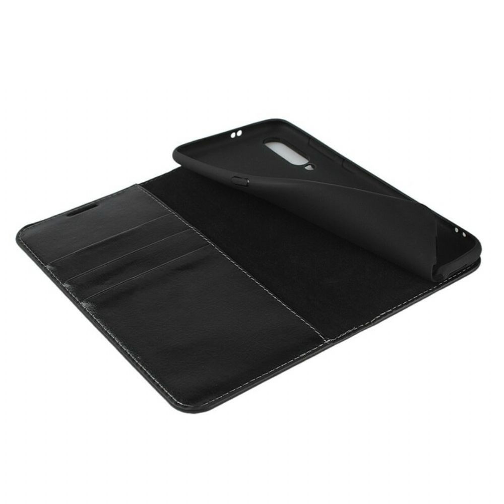 Schutzhülle Für Xiaomi Mi 9 Flip Case Echtes Leder