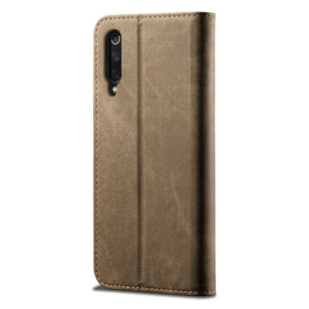 Schutzhülle Für Xiaomi Mi 9 Flip Case Jeansstoff