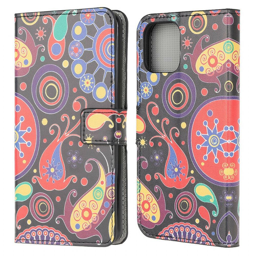 Flip Case Für iPhone 13 Mini Galaxy-design