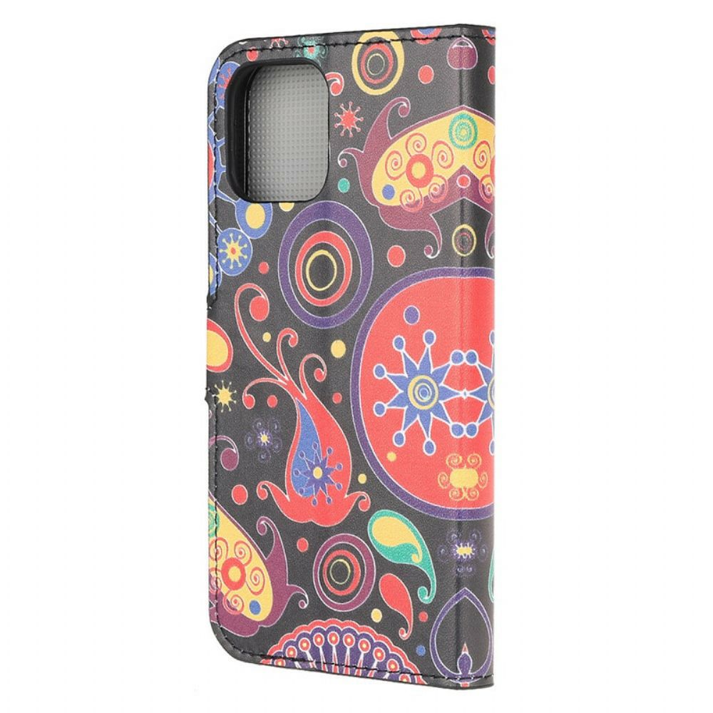 Flip Case Für iPhone 13 Mini Galaxy-design