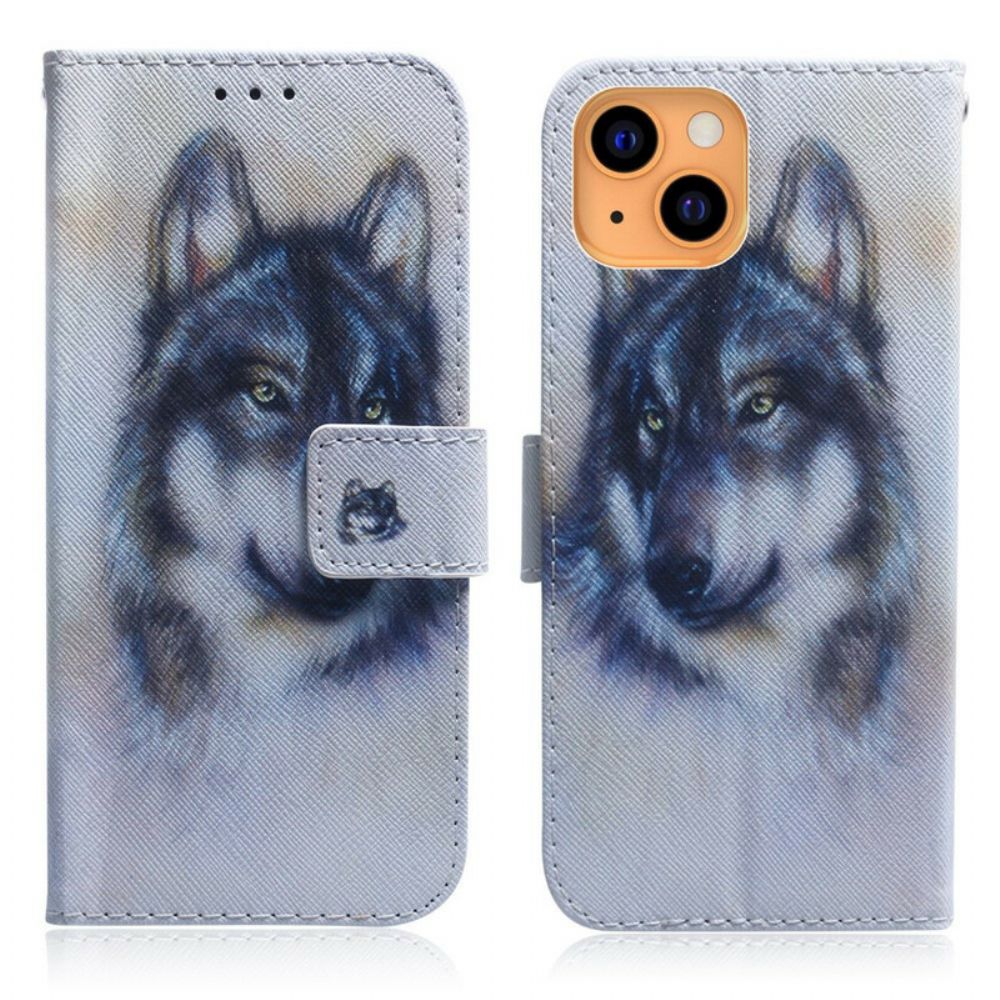 Flip Case Für iPhone 13 Mini Hundeblick