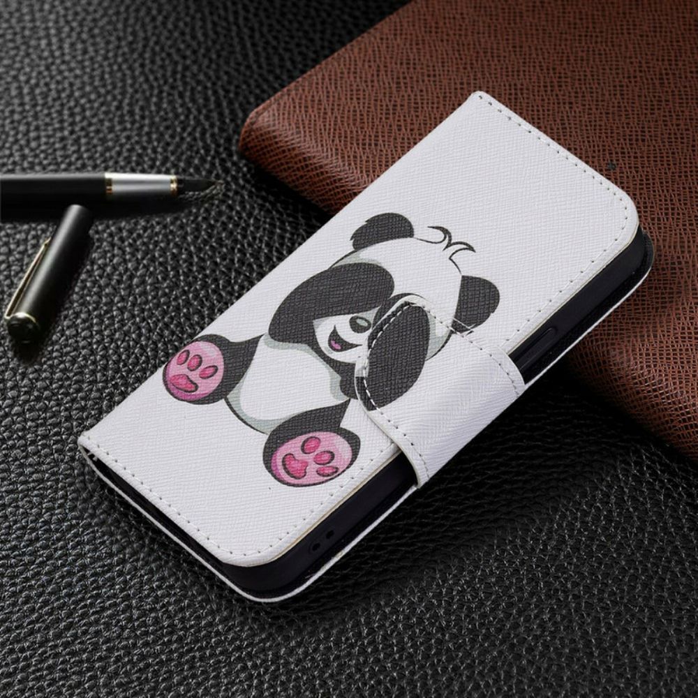 Flip Case Für iPhone 13 Mini Panda-spaß