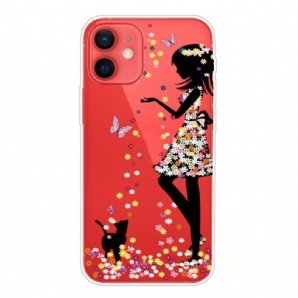 Handyhülle Für iPhone 13 Mini Blumenmädchen