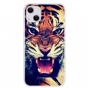 Handyhülle Für iPhone 13 Mini Vorderer Tiger