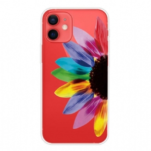 Hülle Für iPhone 13 Mini Bunte Blume