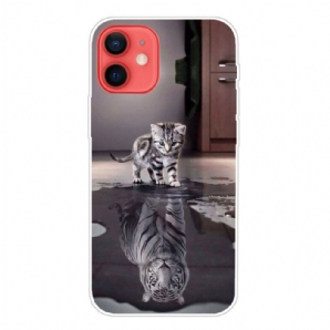 Hülle Für iPhone 13 Mini Ernst Der Tiger