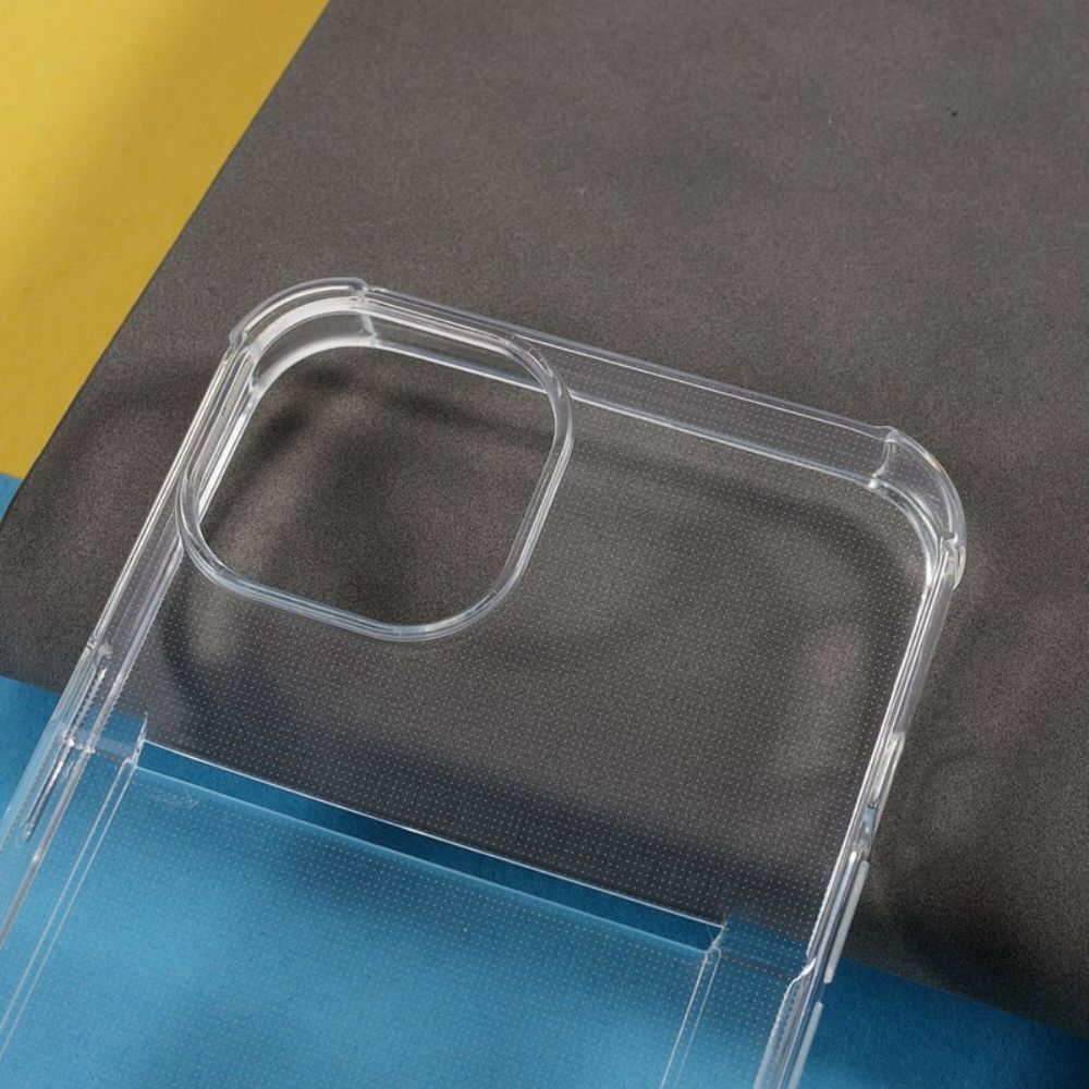 Hülle Für iPhone 13 Mini Farbe Transparenter Kartenhalter