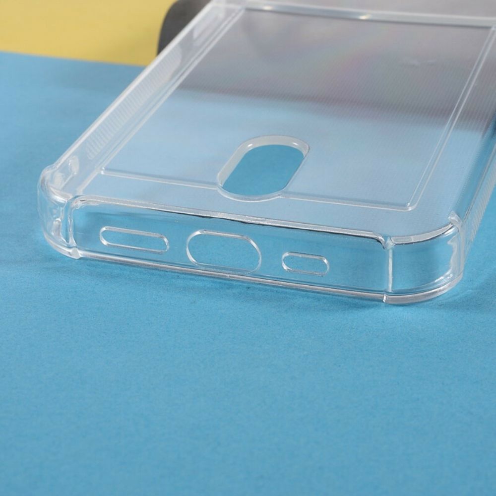 Hülle Für iPhone 13 Mini Farbe Transparenter Kartenhalter