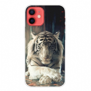 Hülle Für iPhone 13 Mini Flexibler Tiger