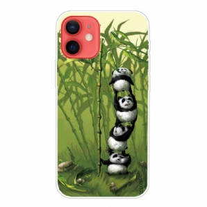 Hülle Für iPhone 13 Mini Haufen Pandas