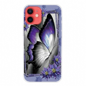 Hülle Für iPhone 13 Mini Königlicher Schmetterling