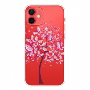 Hülle Für iPhone 13 Mini Rosa Baumkrone