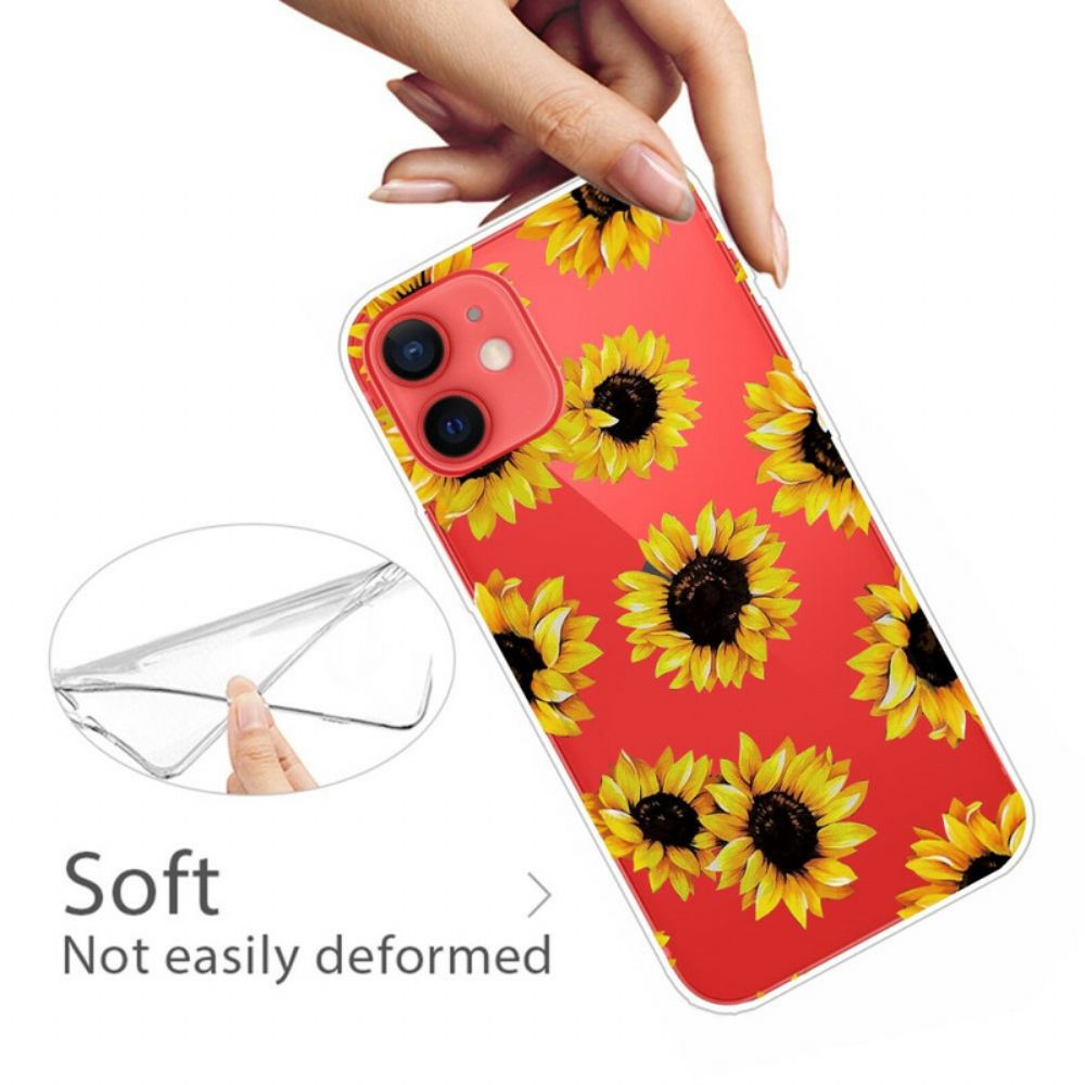 Hülle Für iPhone 13 Mini Sonnenblumen