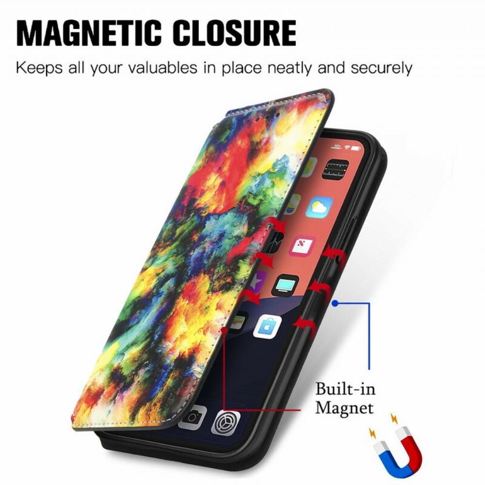 Schutzhülle Für iPhone 13 Mini Flip Case Caseneo Rfid-design