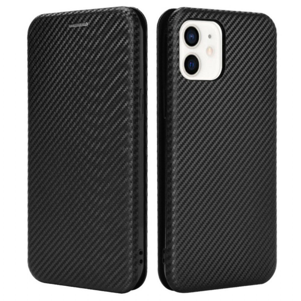 Schutzhülle Für iPhone 13 Mini Flip Case Kohlefaser