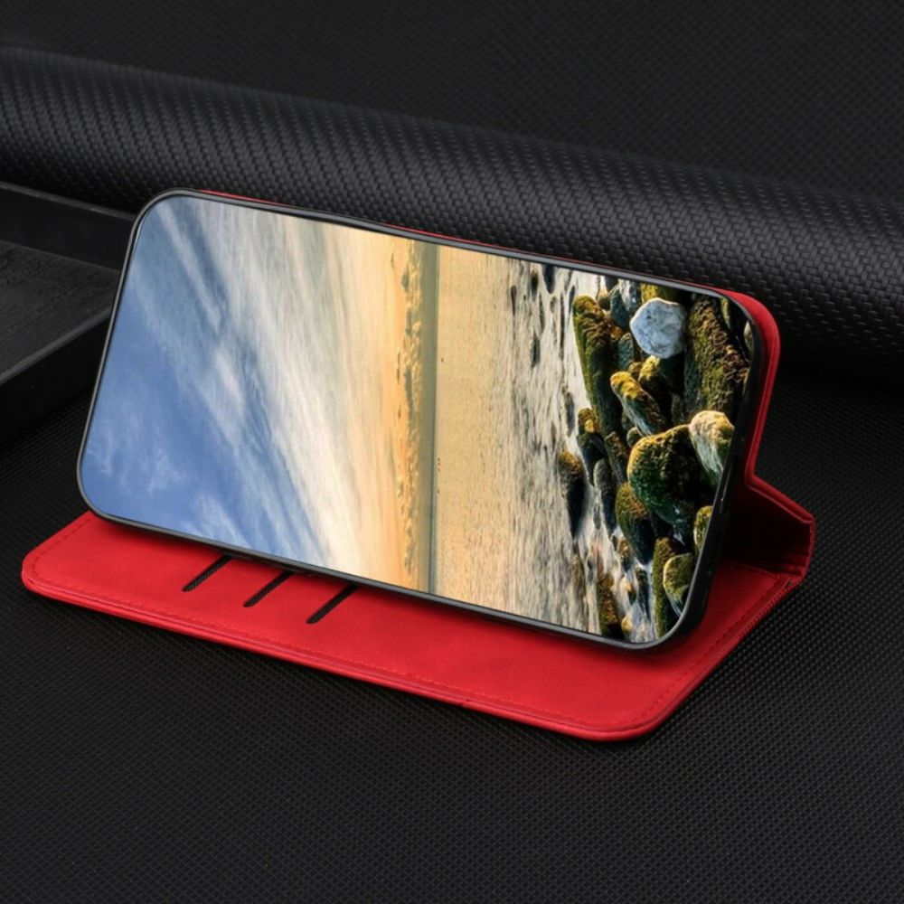 Schutzhülle Für iPhone 13 Mini Flip Case Lederoptik Im S-design