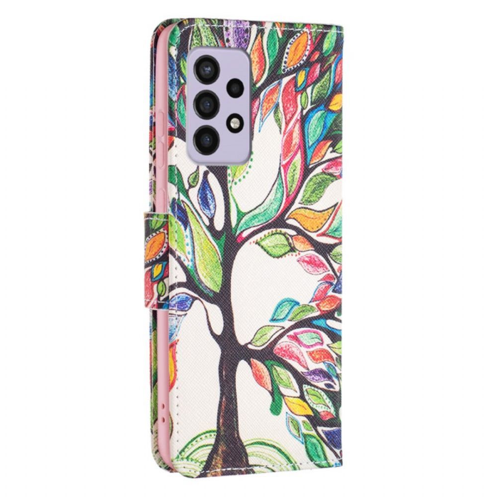 Flip Case Für Samsung Galaxy A33 5G Baum