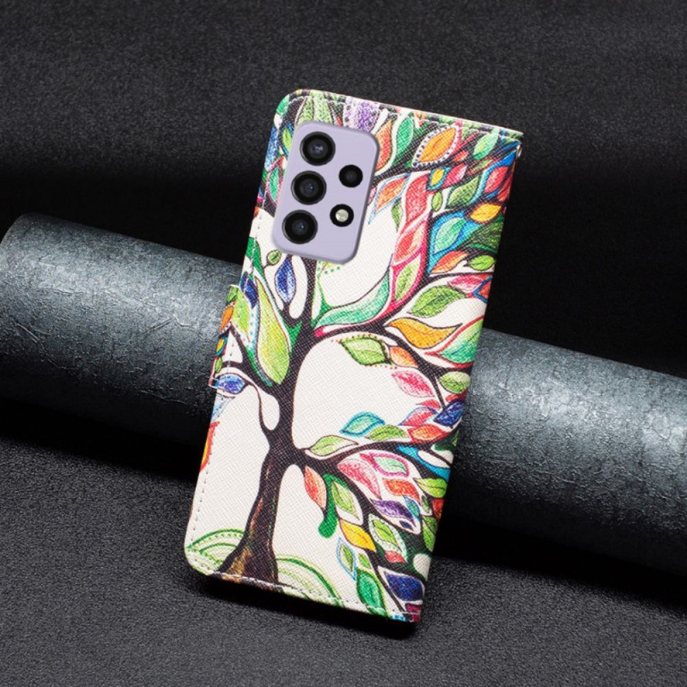 Flip Case Für Samsung Galaxy A33 5G Baum