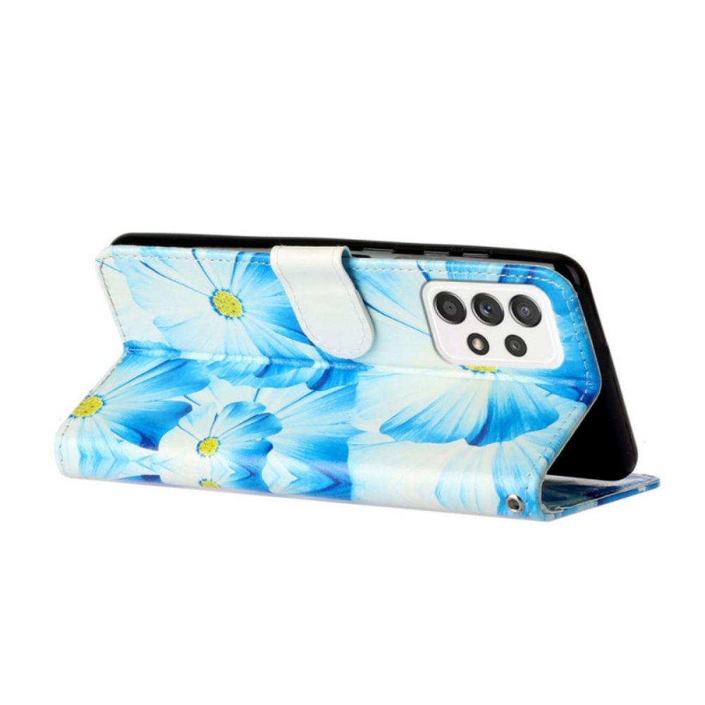 Flip Case Für Samsung Galaxy A33 5G Der Florale Stil