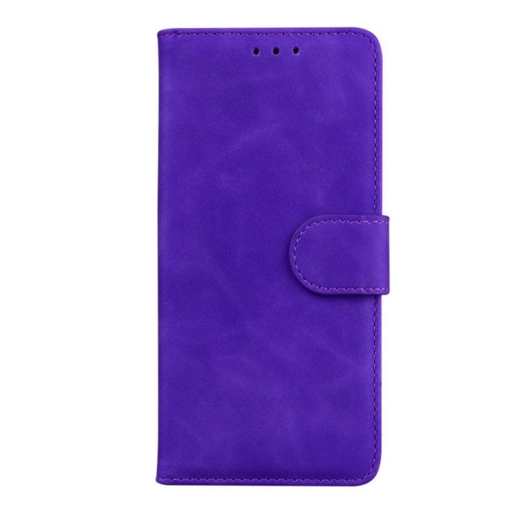 Flip Case Für Samsung Galaxy A33 5G Einfarbiges Design