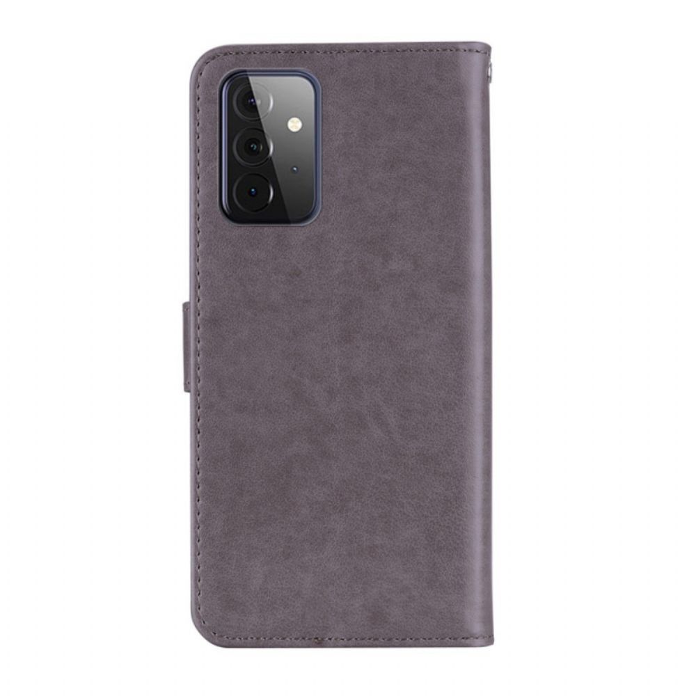 Flip Case Für Samsung Galaxy A33 5G Eulen-mandala Und Anhänger