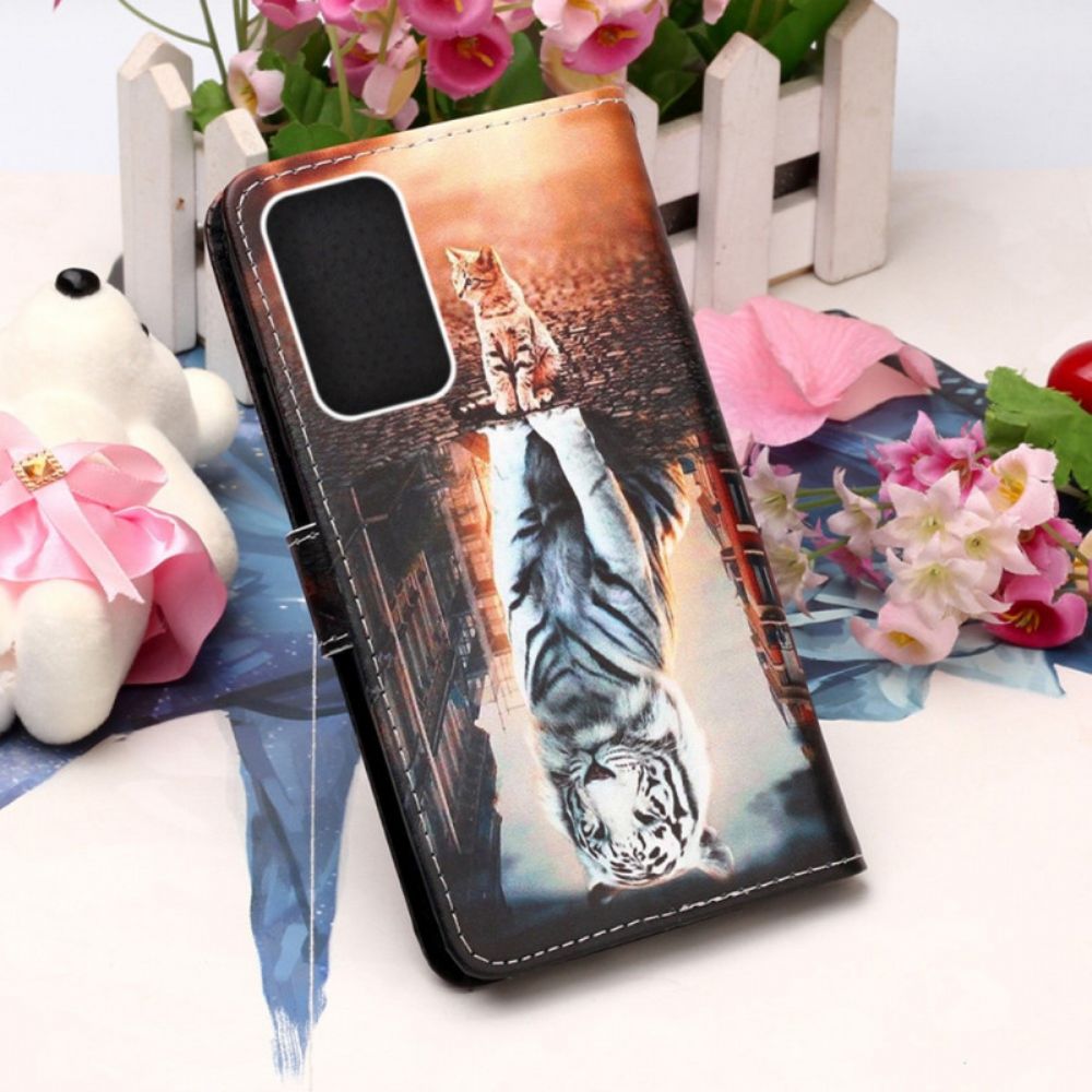 Flip Case Für Samsung Galaxy A33 5G Kätzchen