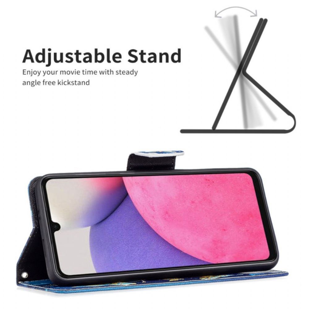 Flip Case Für Samsung Galaxy A33 5G Motten