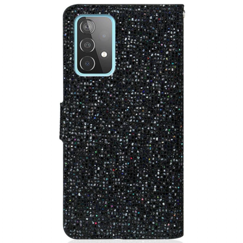 Flip Case Für Samsung Galaxy A33 5G Pailletten S-design