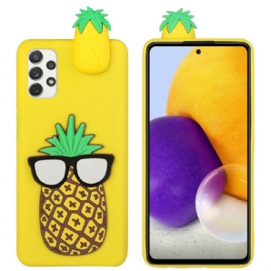 Handyhülle Für Samsung Galaxy A33 5G 3d-brille Ananas