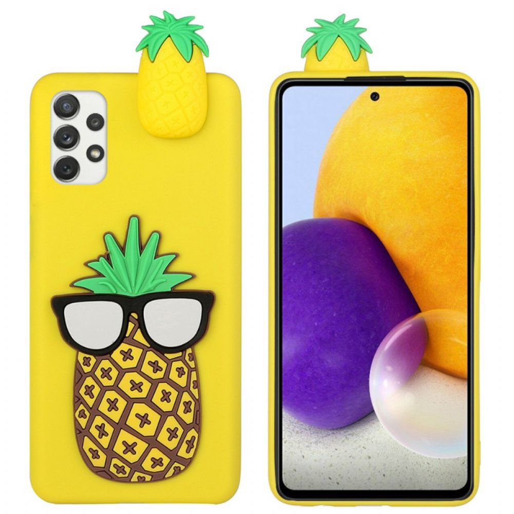 Handyhülle Für Samsung Galaxy A33 5G 3d-brille Ananas