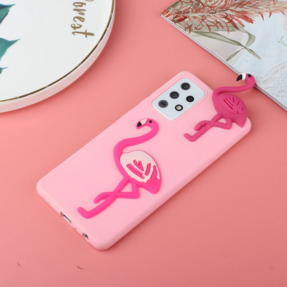 Handyhülle Für Samsung Galaxy A33 5G Flamingo 3d