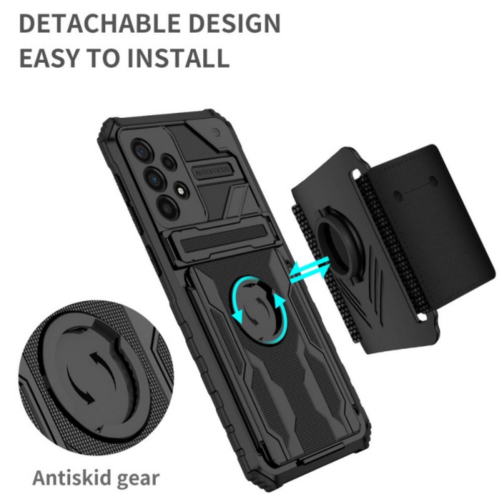 Handyhülle Für Samsung Galaxy A33 5G Multifunktional Mit Armband