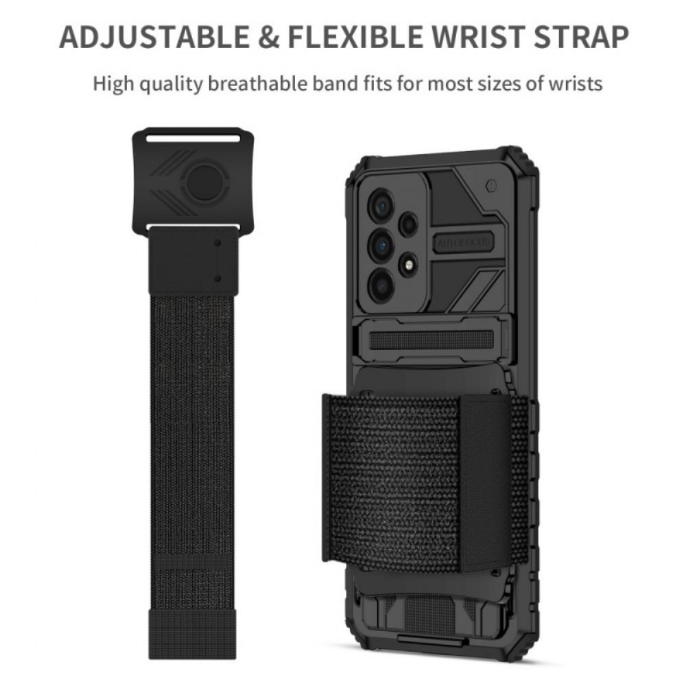 Handyhülle Für Samsung Galaxy A33 5G Multifunktional Mit Armband