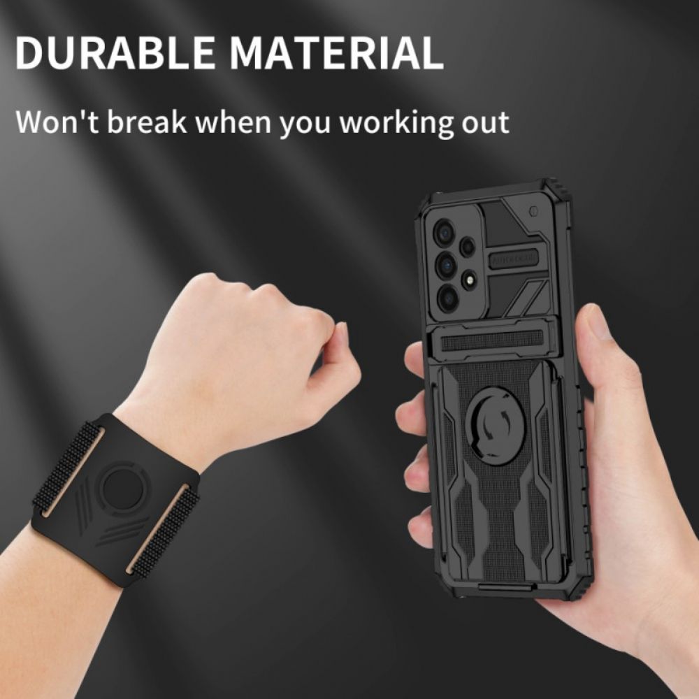 Handyhülle Für Samsung Galaxy A33 5G Multifunktional Mit Armband