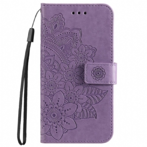 Lederhüllen Für Samsung Galaxy A33 5G Blumen-mandala