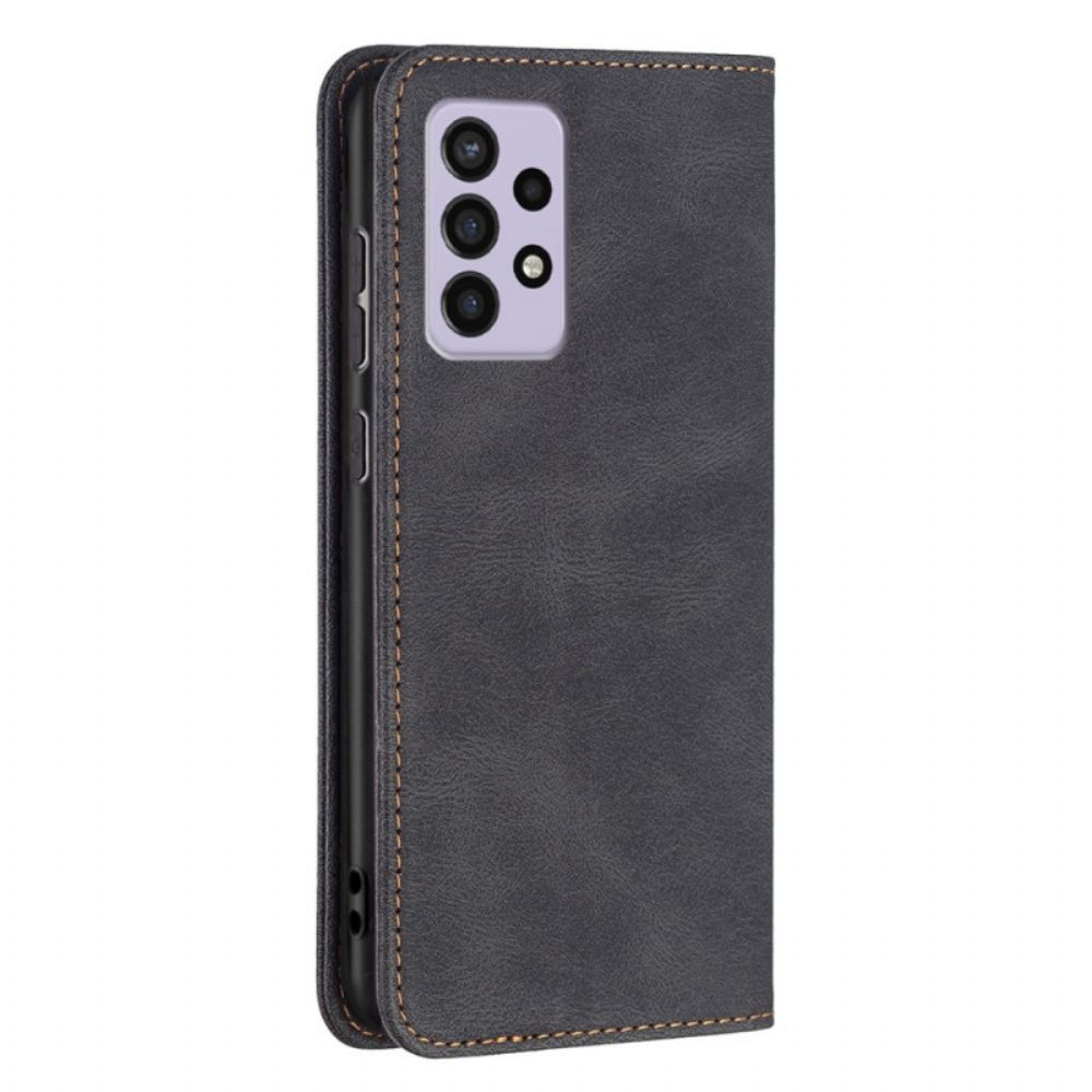 Schutzhülle Für Samsung Galaxy A33 5G Flip Case Rfid Couture Binfen Farbe