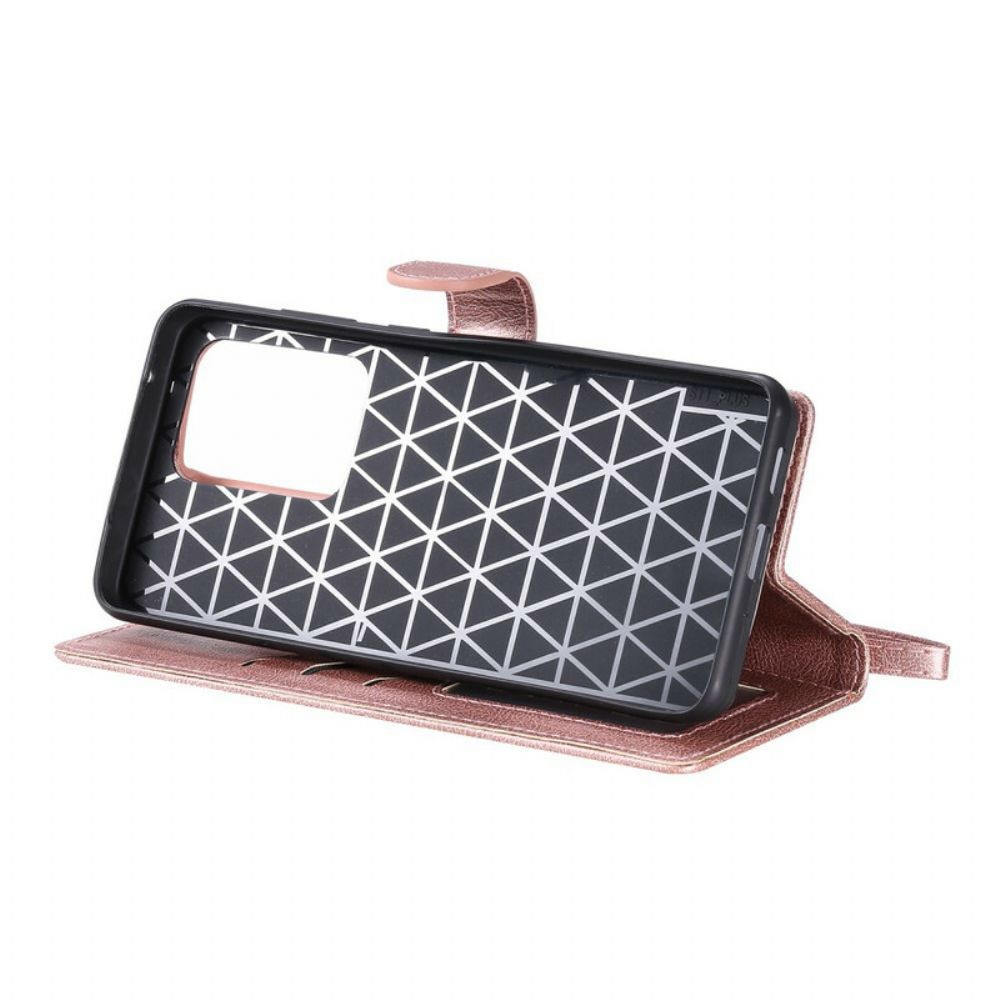 Hülle Flip Case Für Samsung Galaxy S20 Ultra Abnehmbar Und Umhängeband