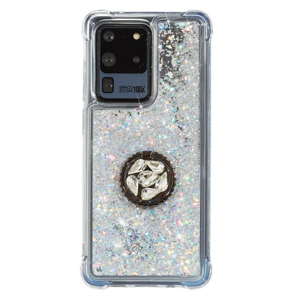 Hülle Für Samsung Galaxy S20 Ultra Glitzerring-halterung