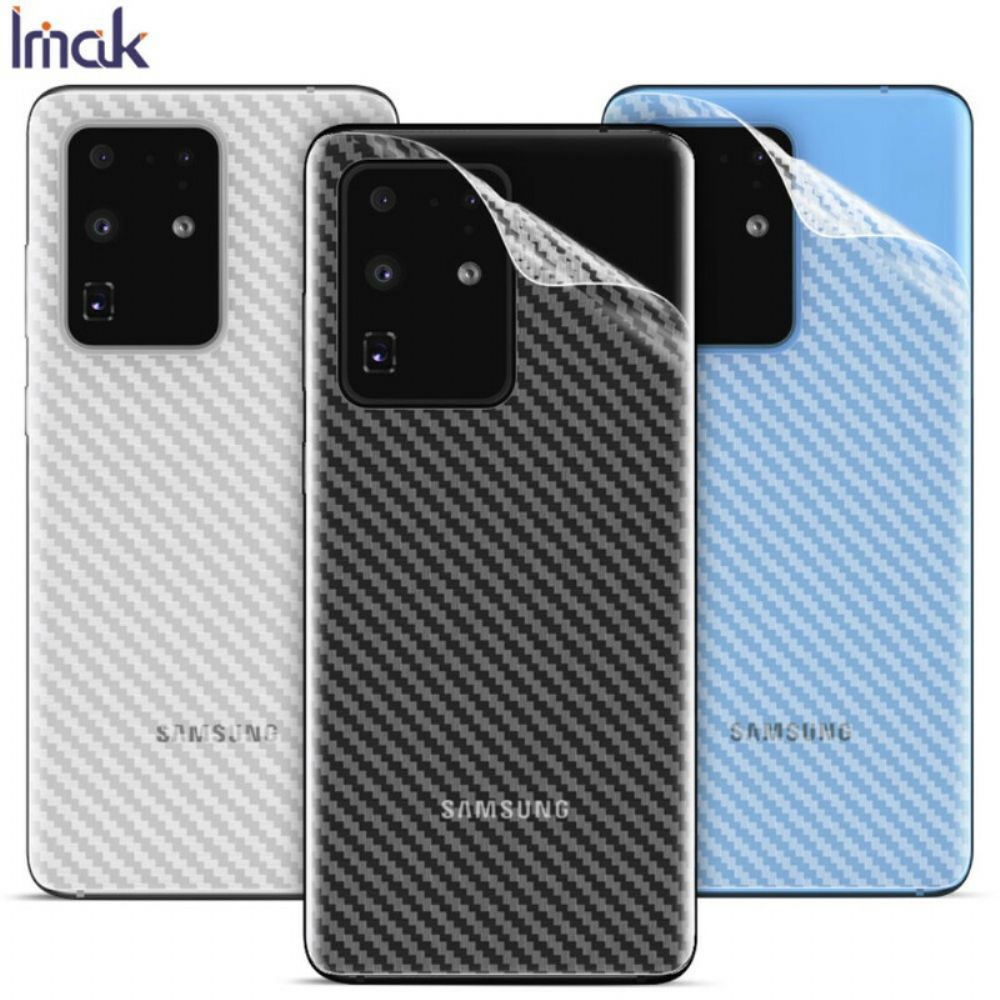 Rückseitenfolie Für Samsung Galaxy S20 Ultra Style Carbon Imak