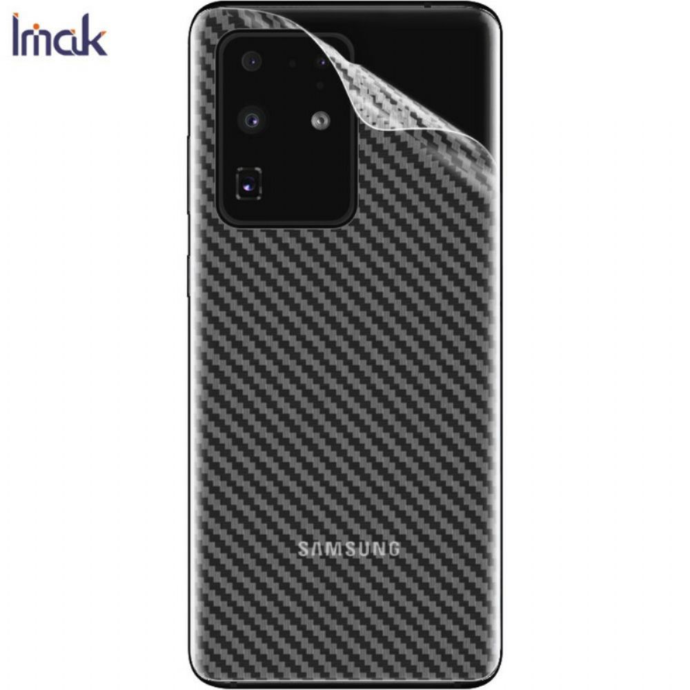 Rückseitenfolie Für Samsung Galaxy S20 Ultra Style Carbon Imak