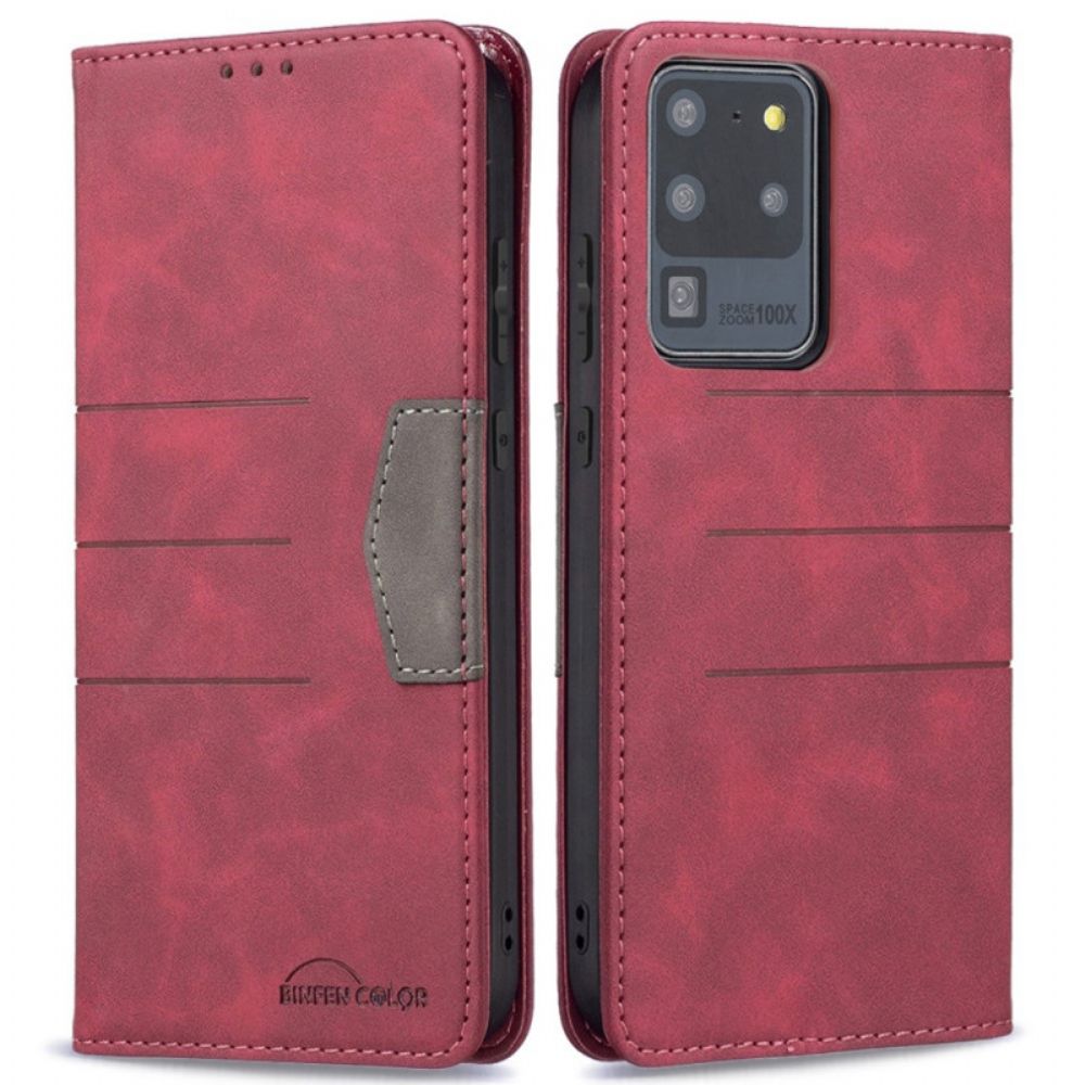 Schutzhülle Für Samsung Galaxy S20 Ultra Flip Case Binfen-farbe