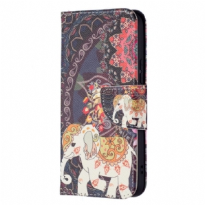 Flip Case Für Samsung Galaxy S22 5G Indischer Elefant