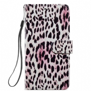 Flip Case Für Samsung Galaxy S22 5G Leopardenmuster