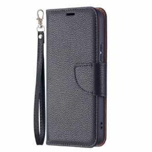 Flip Case Für Samsung Galaxy S22 5G Flip Case Litschi-klappe Schräg