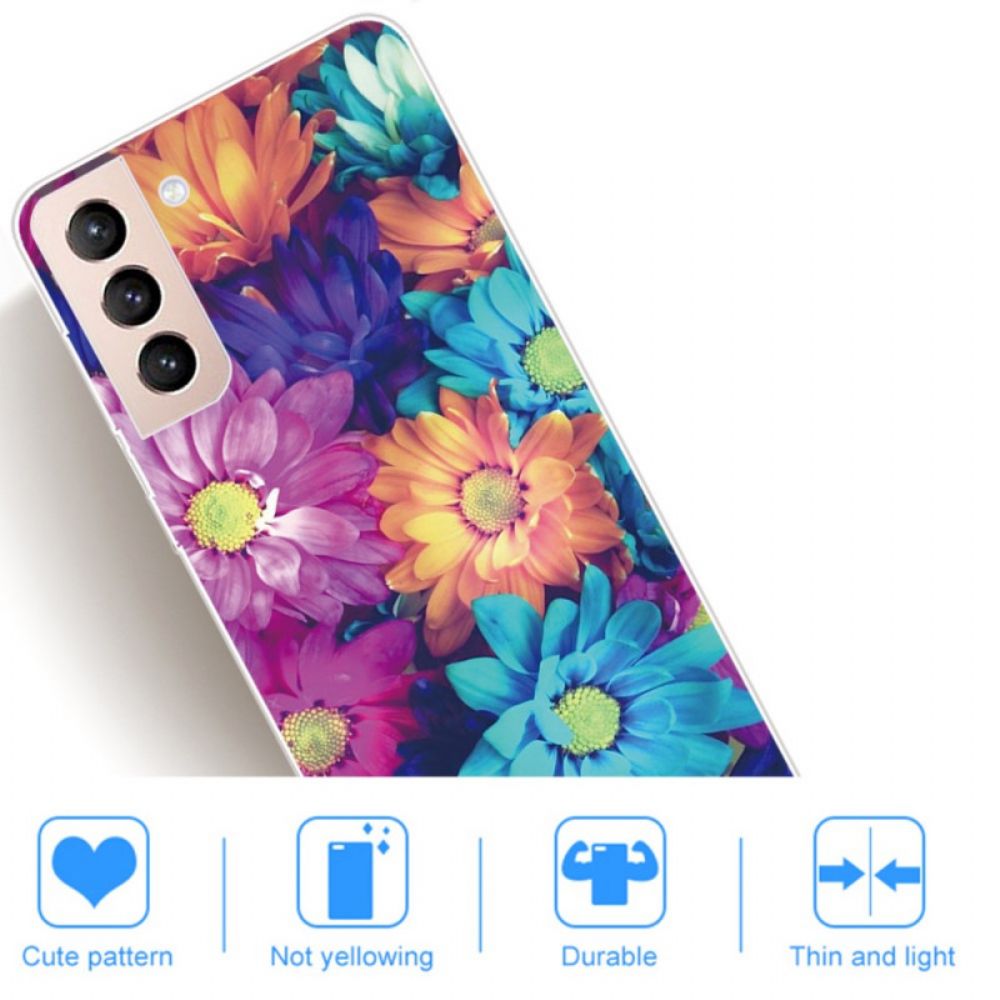 Handyhülle Für Samsung Galaxy S22 5G Flexible Blumen