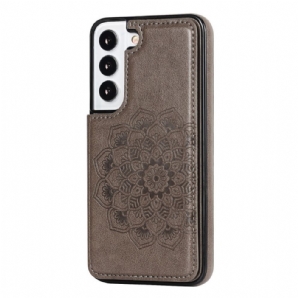 Handyhülle Für Samsung Galaxy S22 5G Kartenhalter Mit Mandala-print